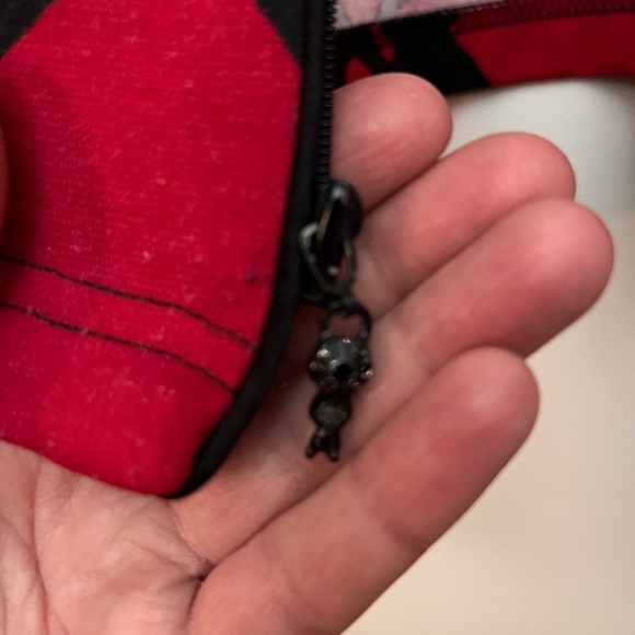 Knit Black in Red Jacket - Picture 3 of 4